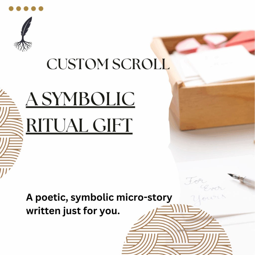 Custom Scroll – A Symbolic Ritual Scroll Gift for Life Transitions